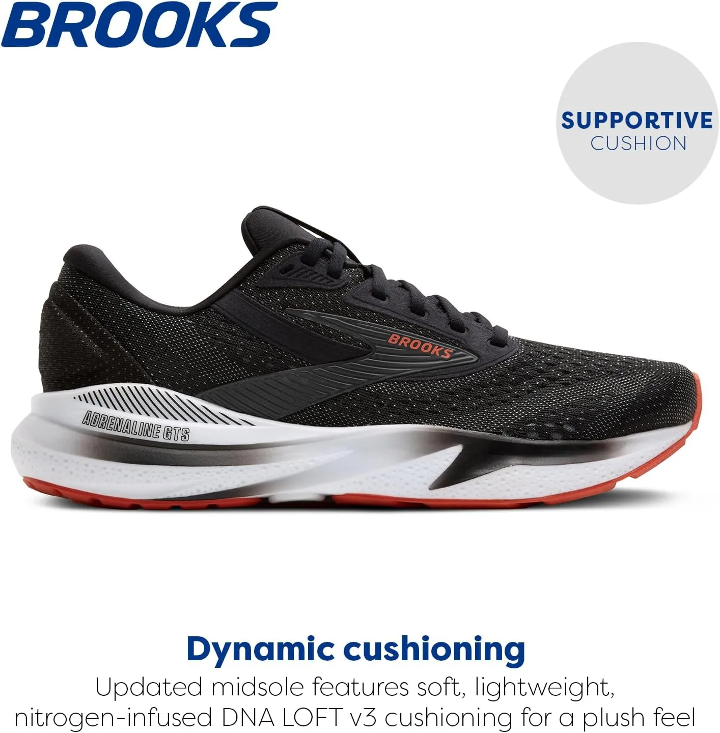 Brooks Men’s Adrenaline GTS 24 Supportive Running Shoe