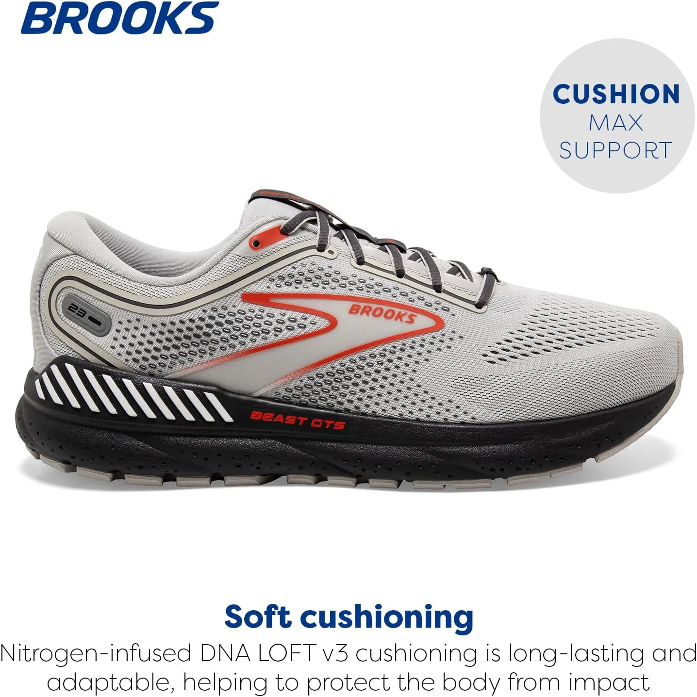 Brooks Men’s Beast GTS 23 Supportive Running Shoe
