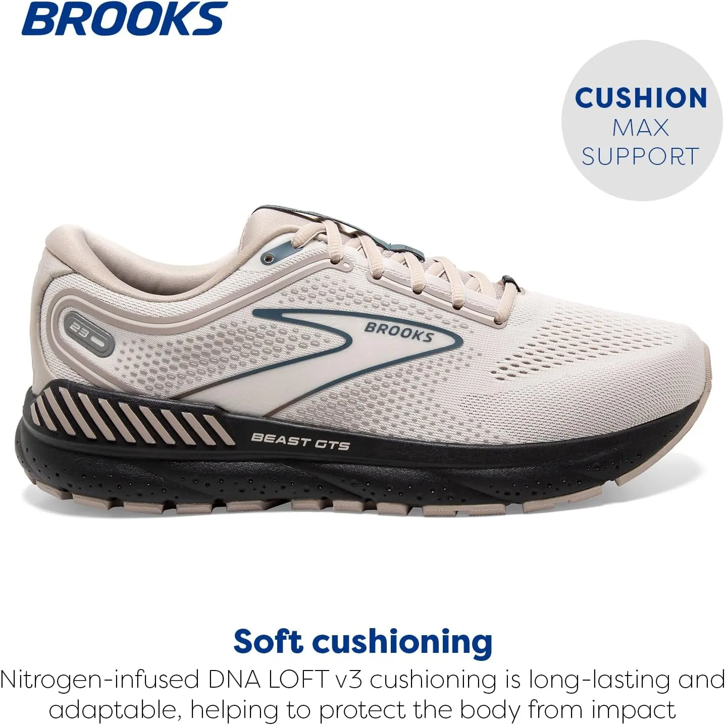 Brooks Men’s Beast GTS 23 Supportive Running Shoe
