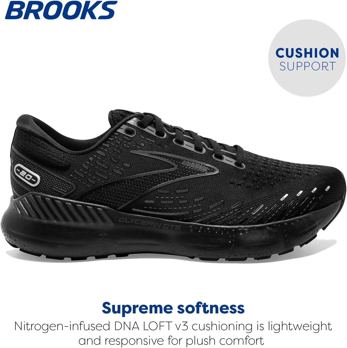Brooks Men's Glycerin GTS 20 Supportive Running Shoe