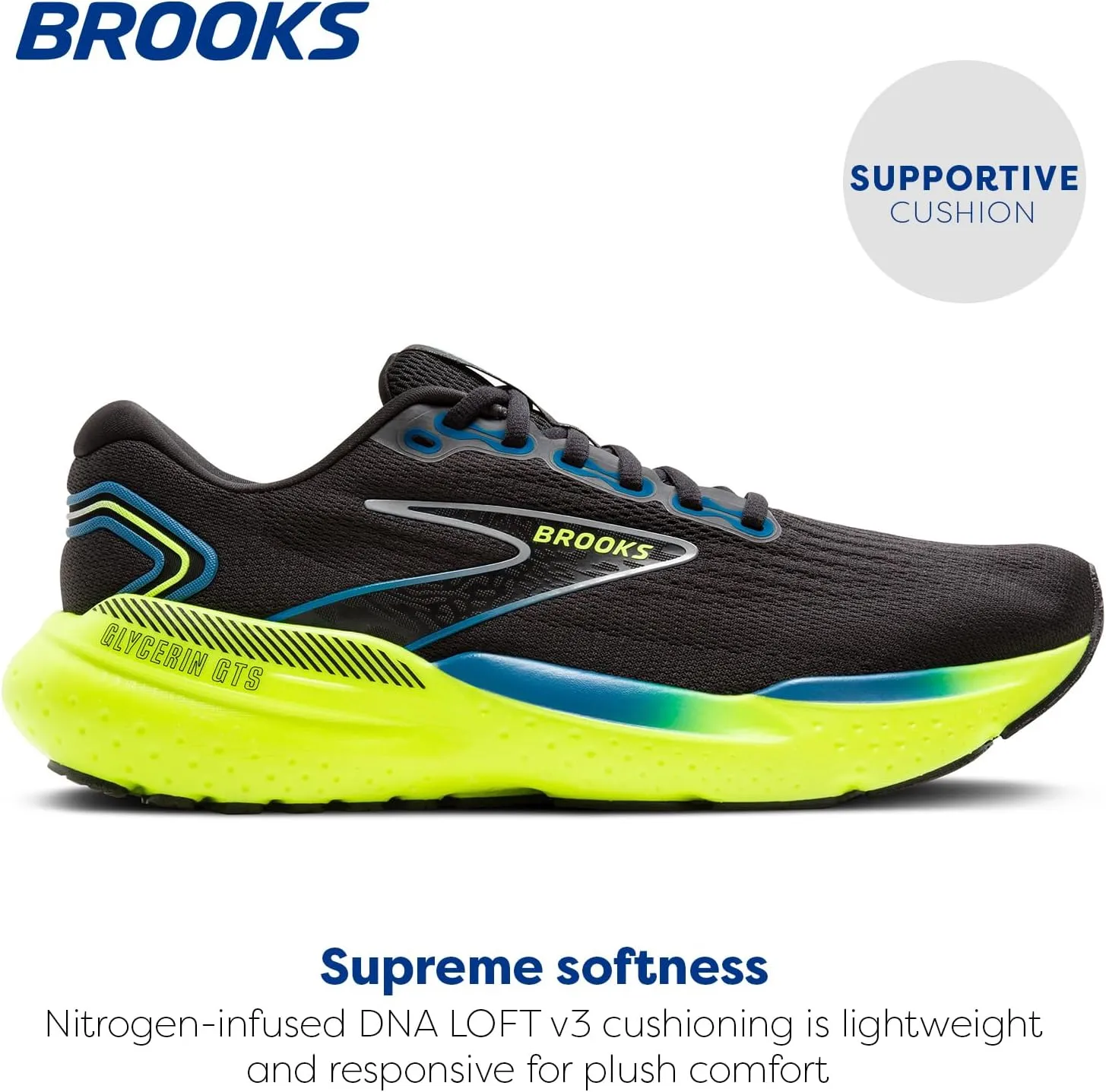 Brooks Men's Glycerin GTS 21 Supportive Running Shoe