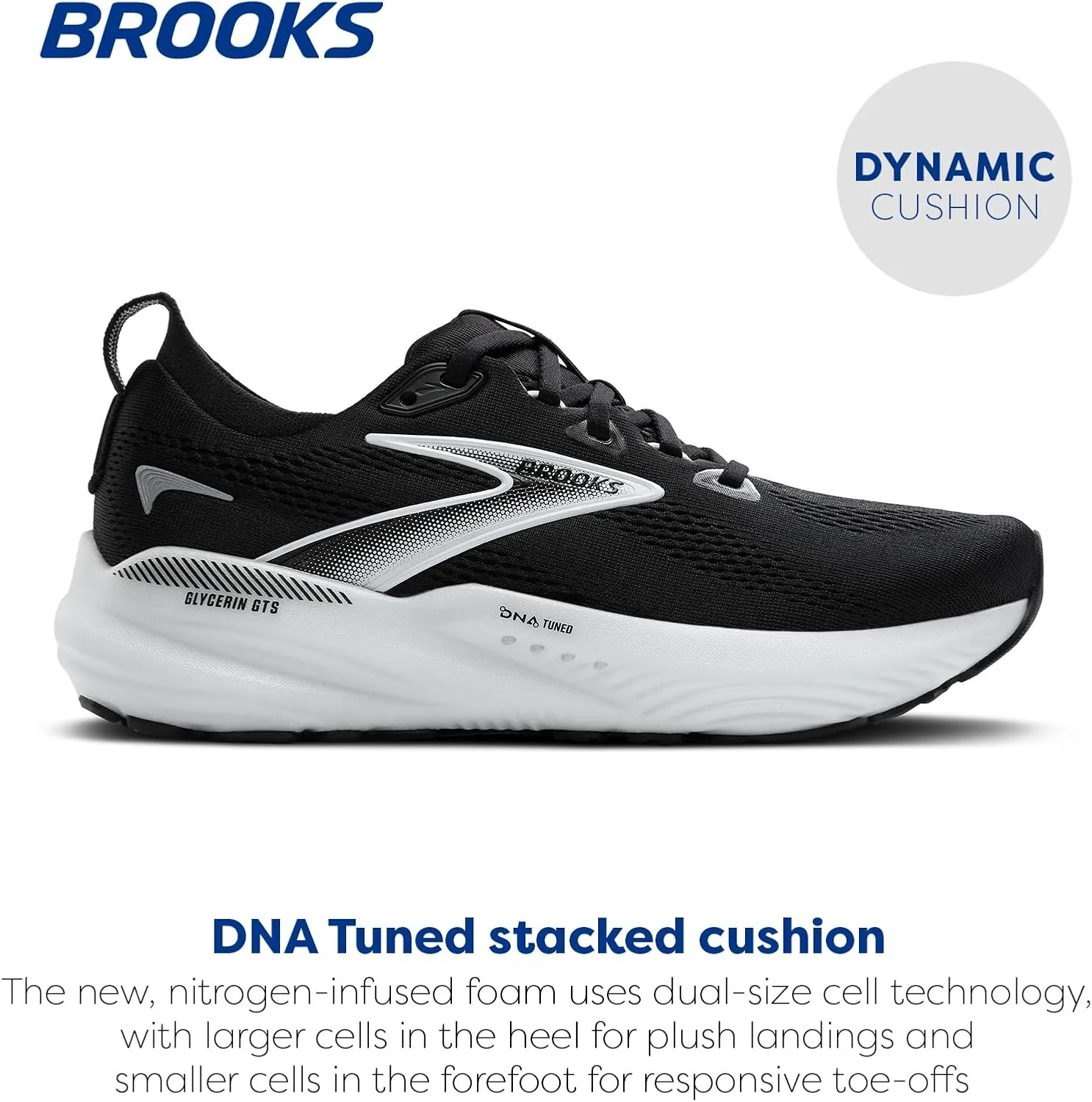 Brooks Men’s Glycerin GTS 22 Supportive Running Shoe