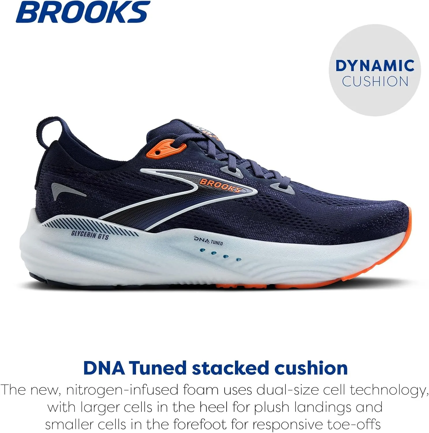 Brooks Men’s Glycerin GTS 22 Supportive Running Shoe