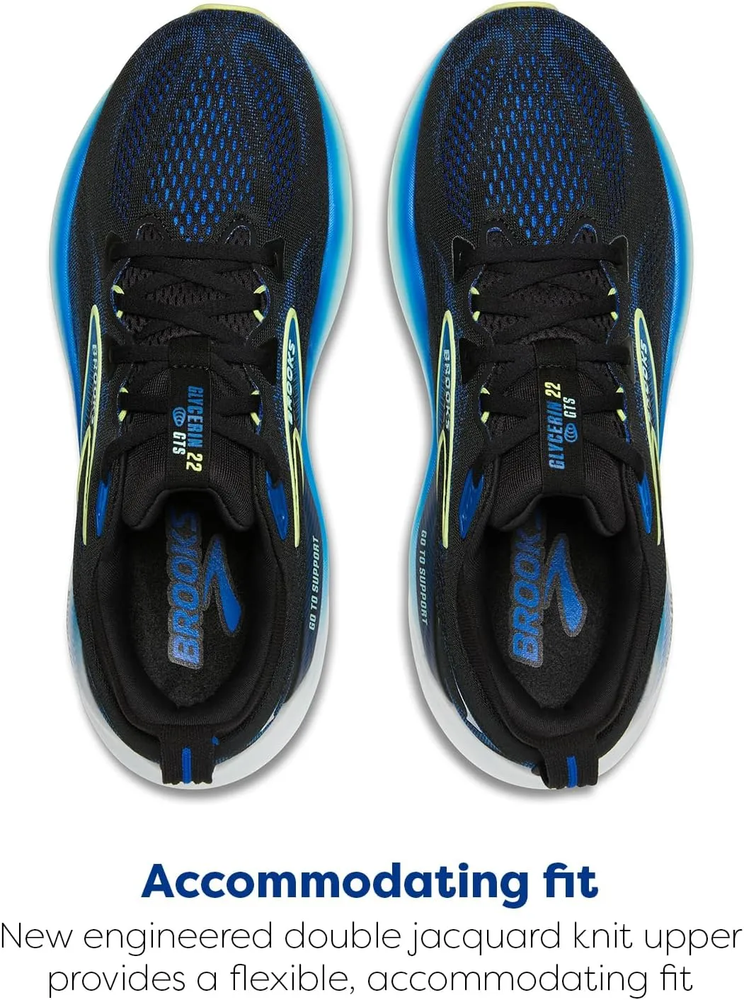 Brooks Men’s Glycerin GTS 22 Supportive Running Shoe
