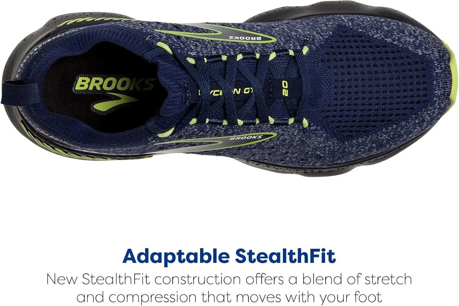 Brooks Men’s Glycerin StealthFit GTS 20 Supportive Running Shoe