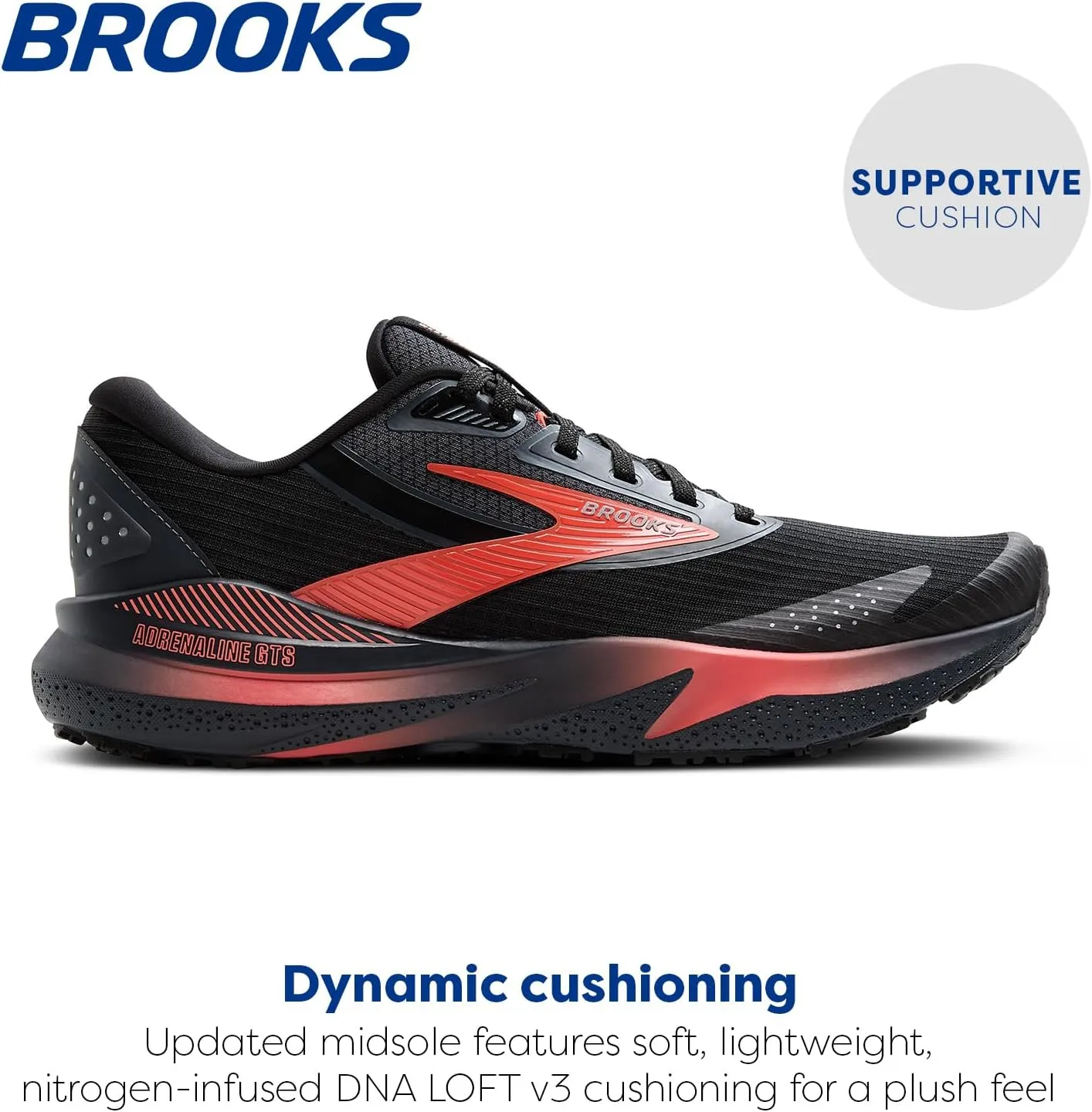 Brooks Women’s Adrenaline GTS 24 Weatherized Supportive Running Shoe