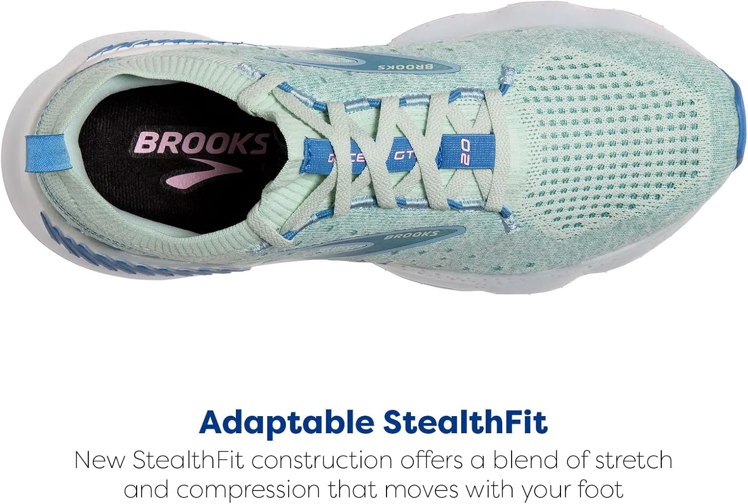 Brooks Women’s Glycerin StealthFit GTS 20 Supportive Running Shoe