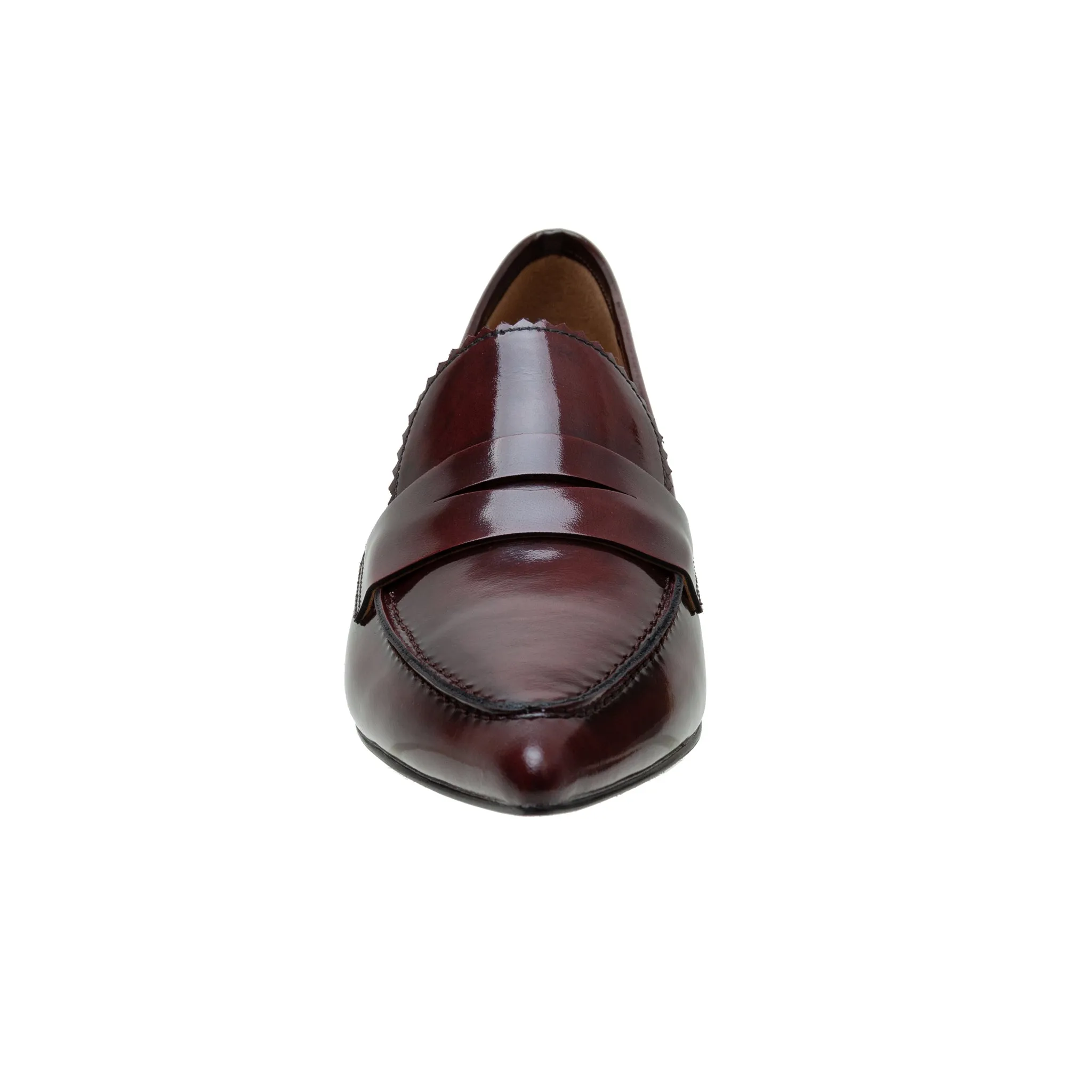 CALLISTO | Kitten Heel Loafer Pumps