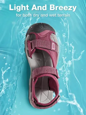 CAMEL CROWN Women's Hiking Sandals Waterproof Closed Toe Water Sandals Comfort Adjustable Athletic Outdoor Sandals for Summer Beach Hiker Trekking Camping