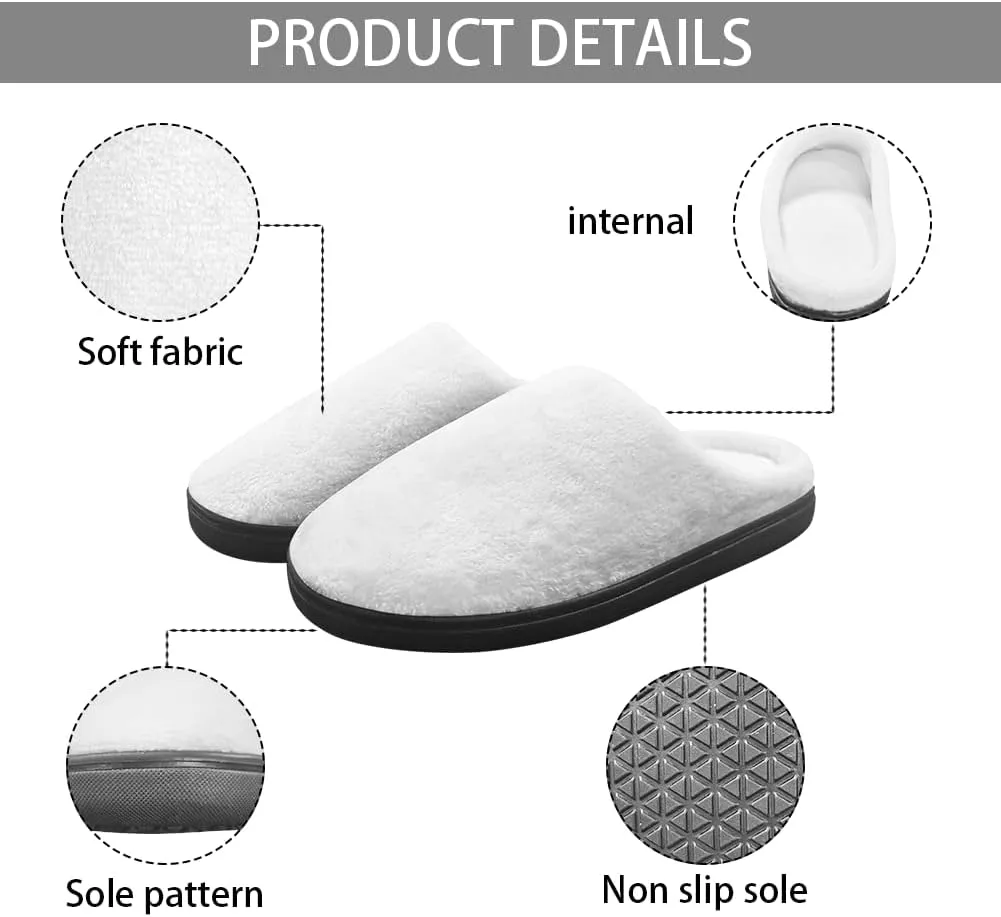 Child Plush Slip on House Slipper Plush Cozy Warm Slippers with Memory Foam