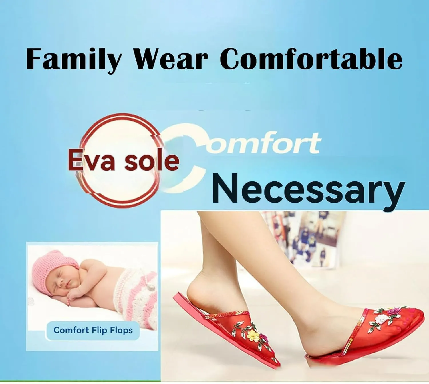 Chinese Slippers for Women, Mesh Bamboo Flats Floral Slippers, Breathable Home Comfort Chinese Style Sandal