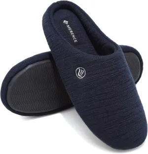 CIOR Unisex Men's Women's Memory Foam Slippers Comfort Cotton-blend Closed Toe House Shoes Indoor Scuff