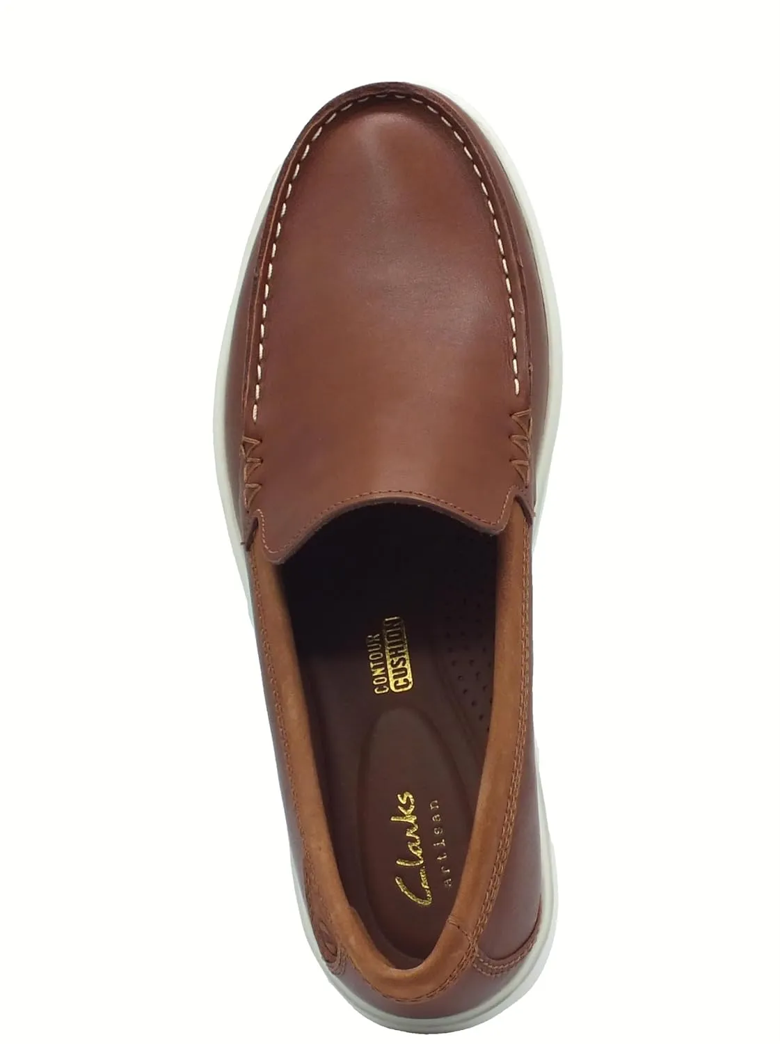 Clarks Men's Bratton Loafer, Dark Tan, 10 Men