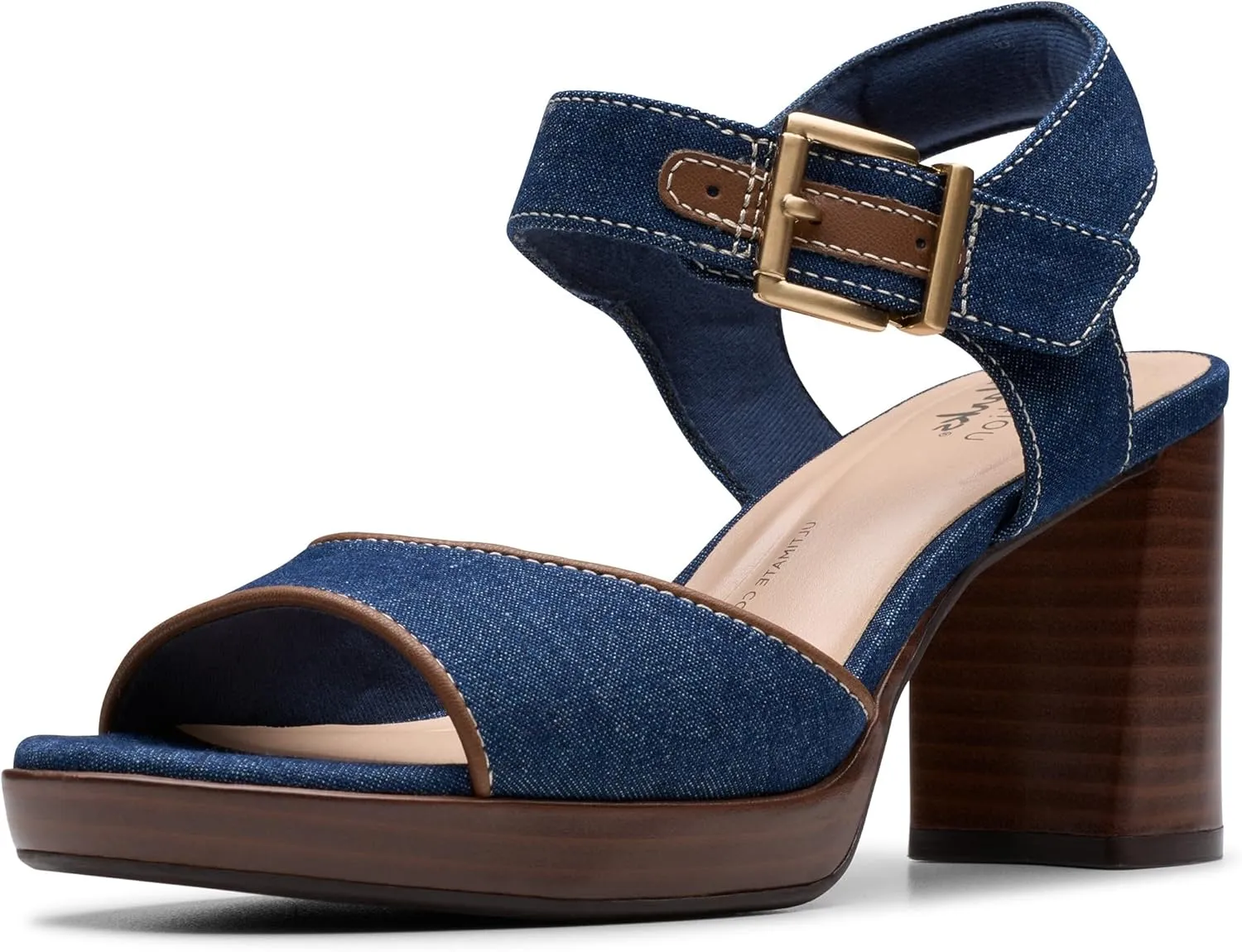 Clarks Women's AmbyrLyn Faye Heeled Sandal