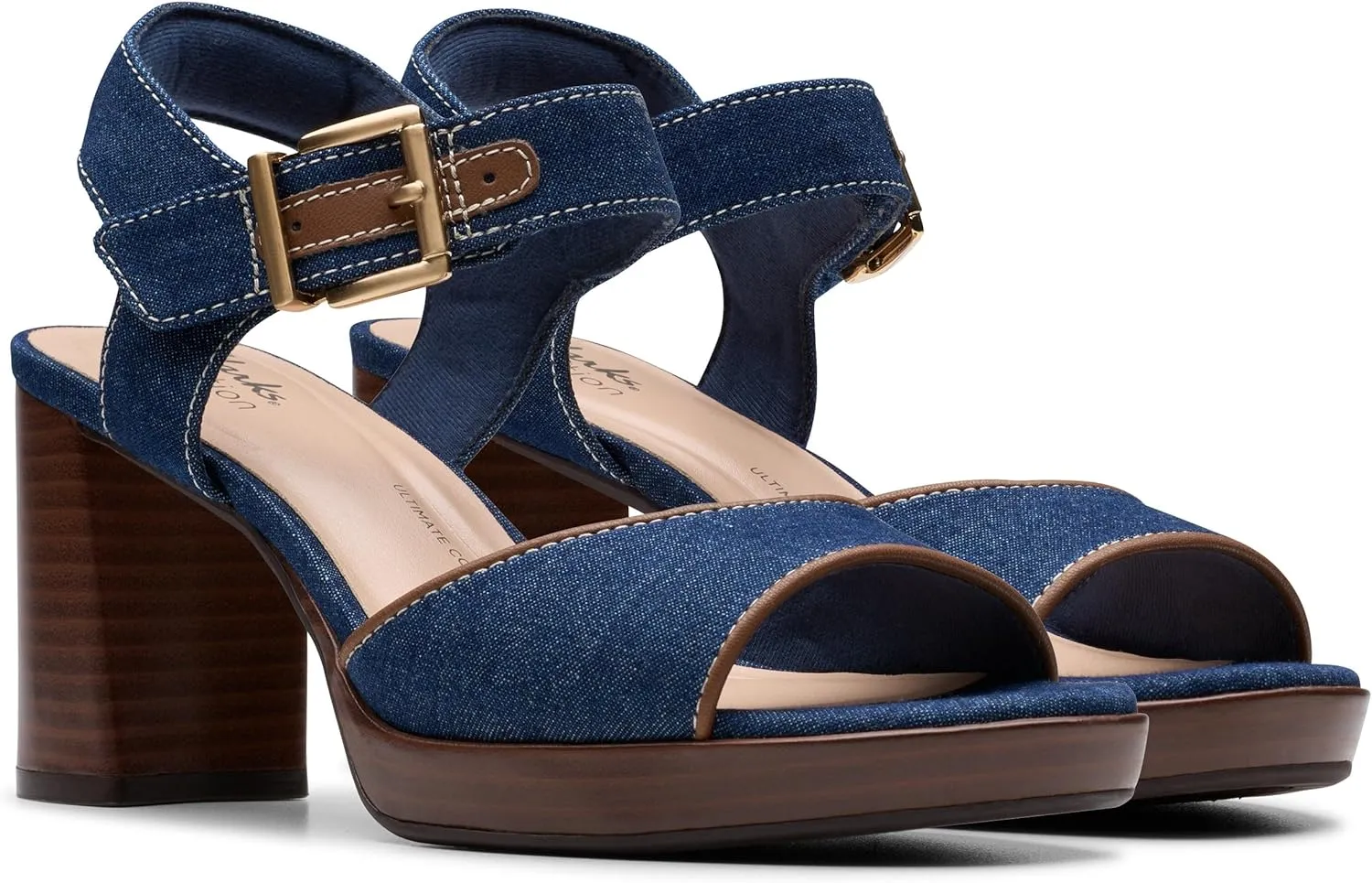 Clarks Women's AmbyrLyn Faye Heeled Sandal