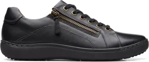 Clarks Women's Nalle Lace Trainers, black, 10.5