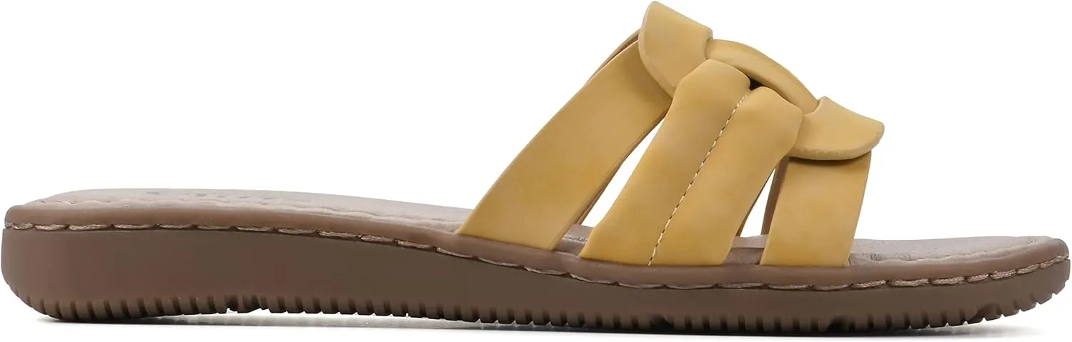 CLIFFS BY WHITE MOUNTAIN Women's Squarely Sandal