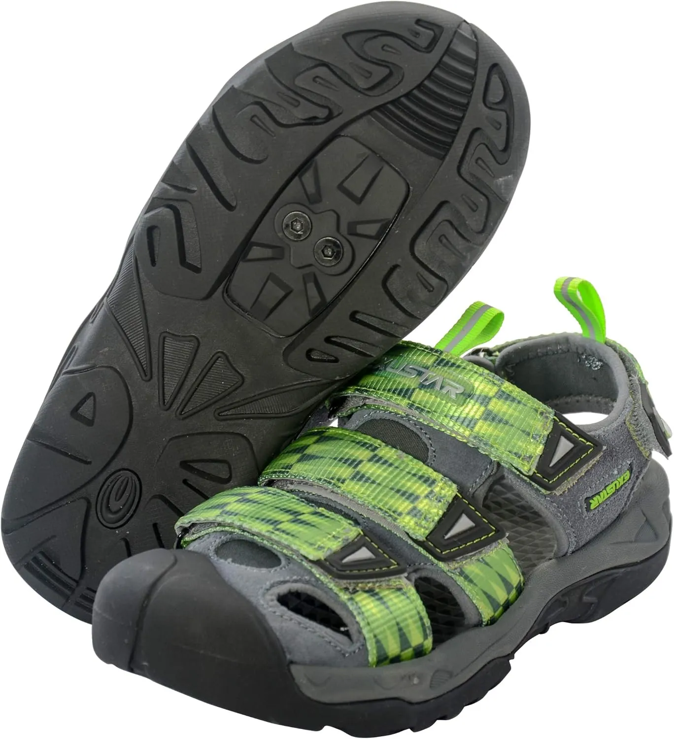 Clipless Sandal for Cycling with Closed Toe Design