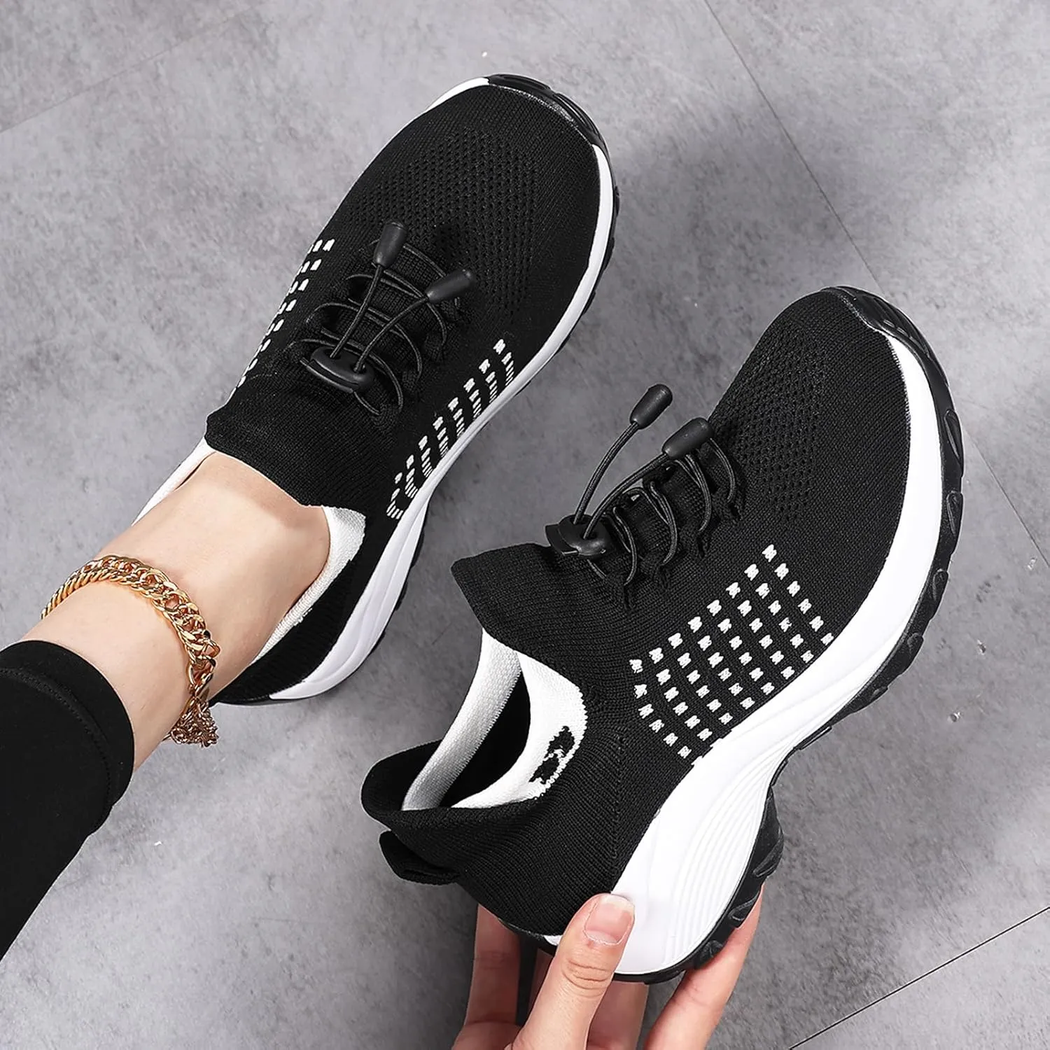 Comfort Wear Orthowear Shoes for Women Men, Unisex Orthopedic Shoes for Women Breathable Comfortable Plantar Fasciitis Ortho Sneakers Running Walking Non Slip Stretch Cushion Comfortwear Shoe