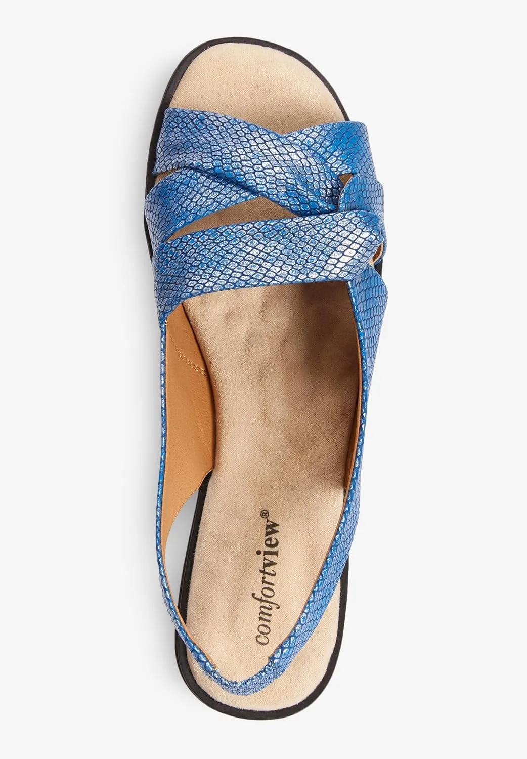 Comfortview Women's Wide Width The Pearl Sandal