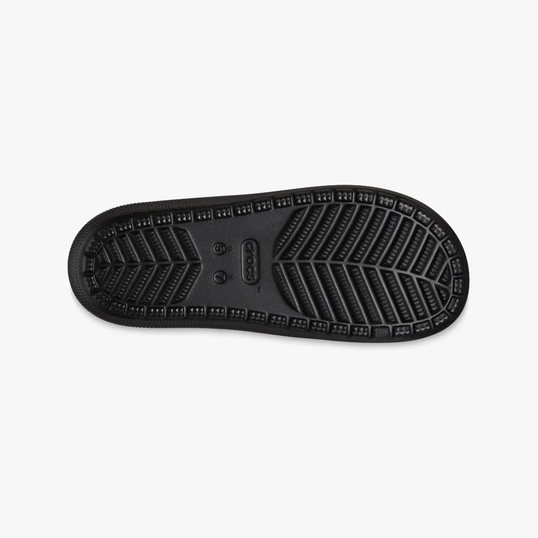 Crocs 209409-001 GETAWAY PLATFORM H-STRAP Womens Sliders Black