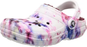 Crocs Unisex-Adult Classic Lined Tie-Dye Clog