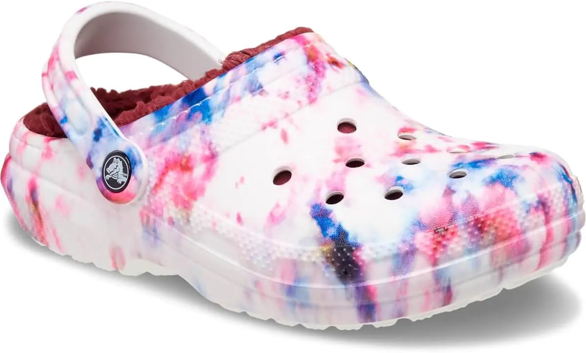 Crocs Unisex-Adult Classic Lined Tie-Dye Clog
