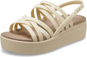 Crocs Women's Brooklyn Strappy Low Wedge Sandal