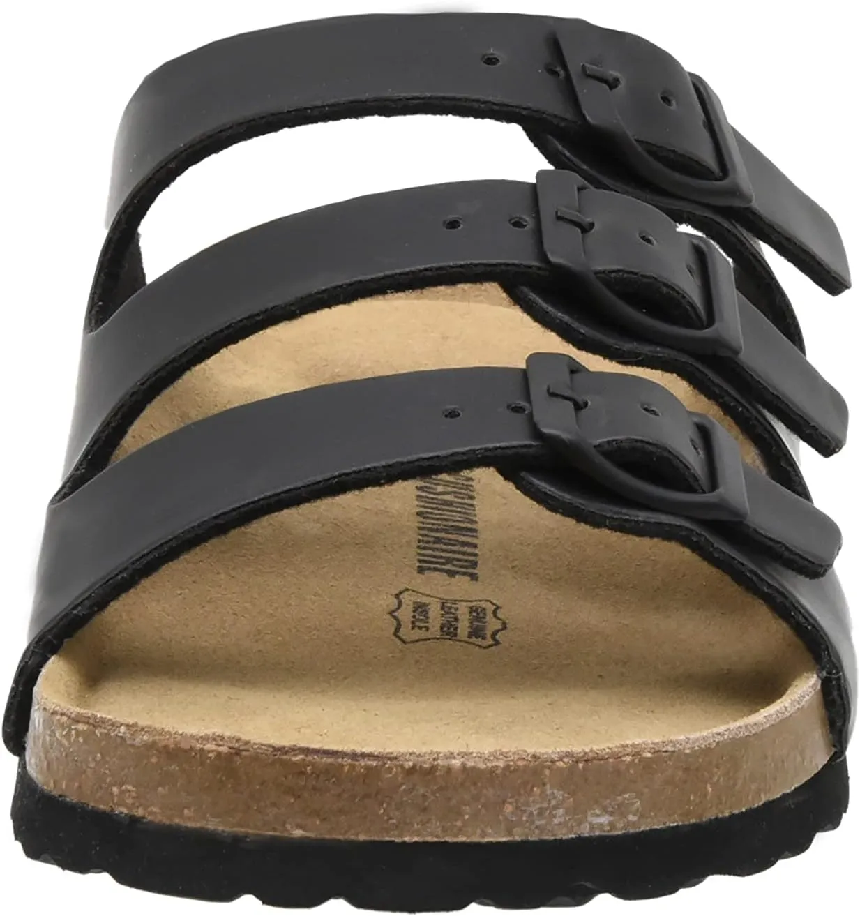 CUSHIONAIRE Men's Lela-M Cork Footbed Sandal with  Comfort