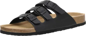 CUSHIONAIRE Men's Lela-M Cork Footbed Sandal with  Comfort