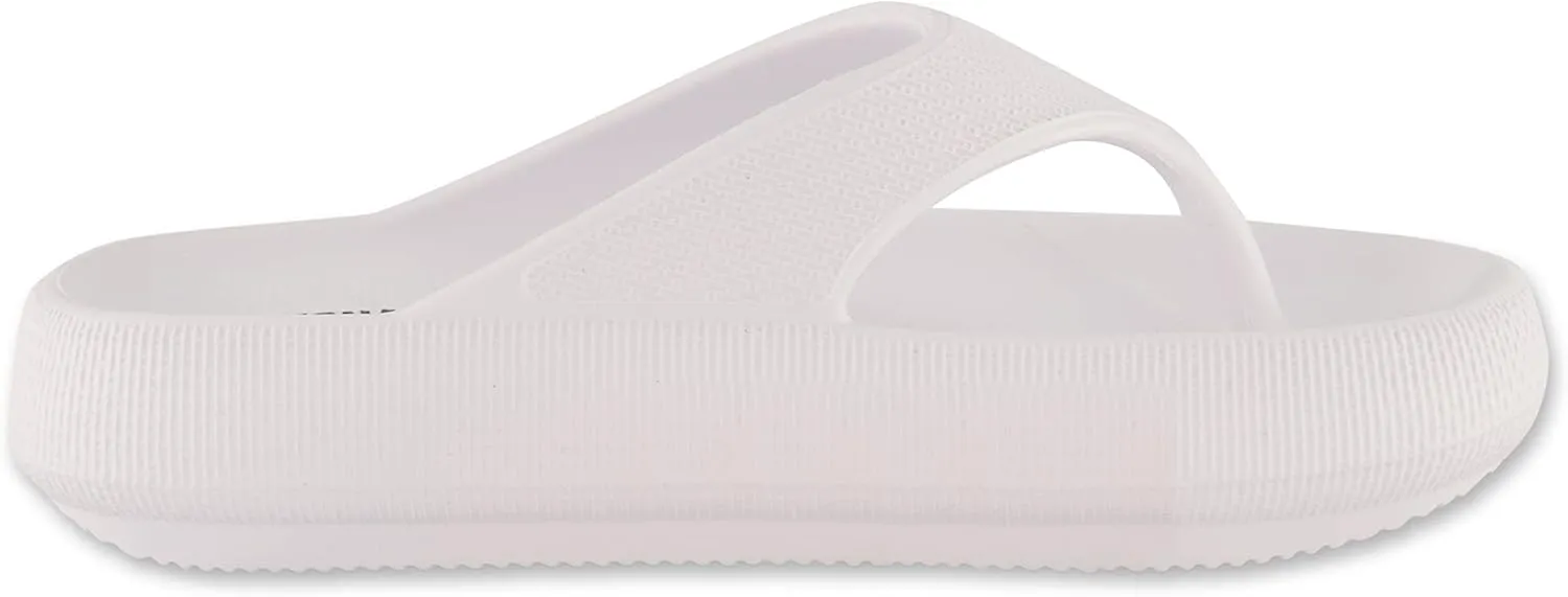 CUSHIONAIRE Women's Fling recovery cloud pool slides sandal with  Comfort