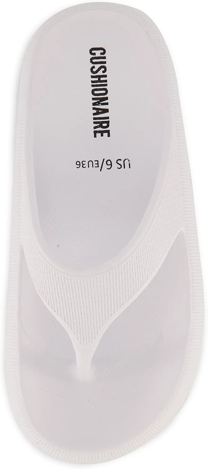 CUSHIONAIRE Women's Fling recovery cloud pool slides sandal with  Comfort