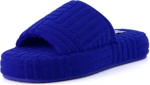 CUSHIONAIRE Women's RSVP slipper with  Memory Foam, Wide Widths Available