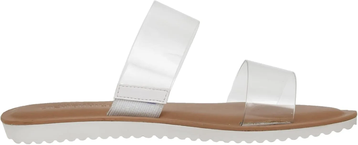 CUSHIONAIRE Women's Vera slide sandal  Memory Foam and Wide Widths Available