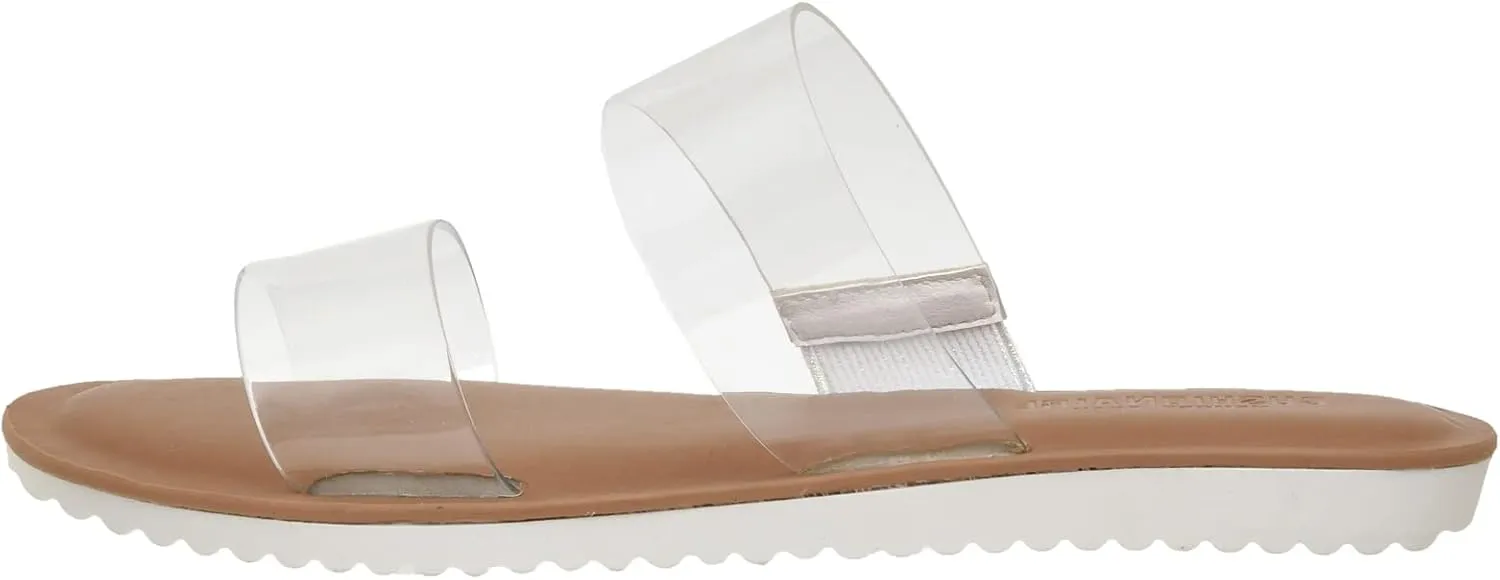 CUSHIONAIRE Women's Vera slide sandal  Memory Foam and Wide Widths Available