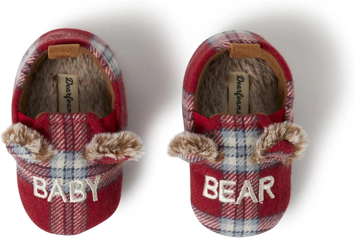 Dearfoams Easter Basket Stuffers Gifts for Kids Toddler Lil Bear and Baby Bear Slipper