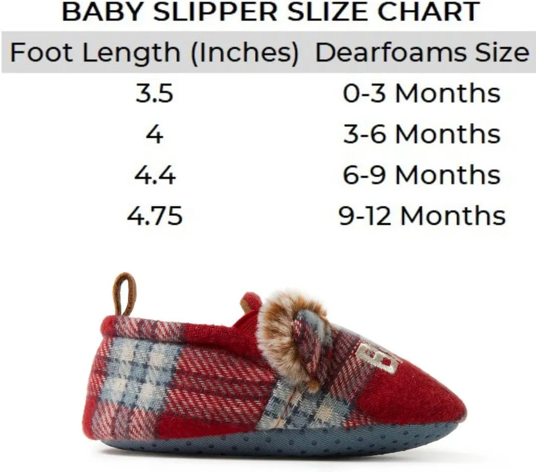 Dearfoams Easter Basket Stuffers Gifts for Kids Toddler Lil Bear and Baby Bear Slipper