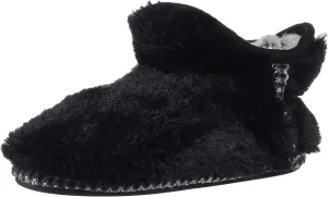 Dearfoams Kids' Charlotte Furry Bootie Slipper