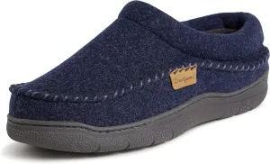 Dearfoams Men's Thompson Memory Foam Indoor/Outdoor Clog Slipper