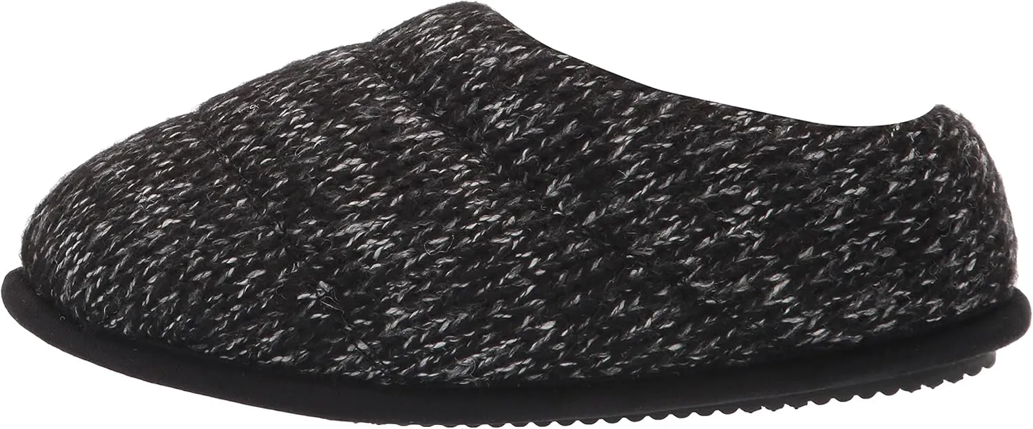 Dearfoams Women's Alicia Ragg Knit Clog Slipper