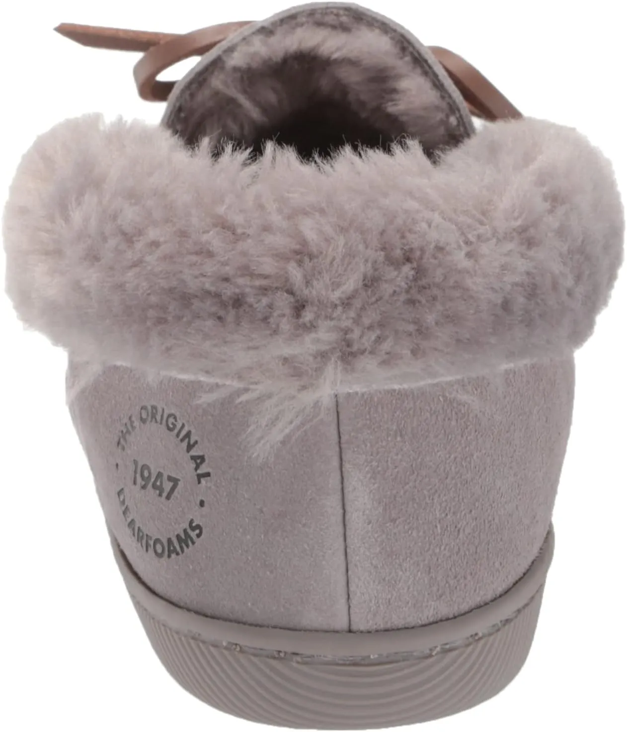 Dearfoams Women's Bethany Genuine Suede Moccasin Slipper