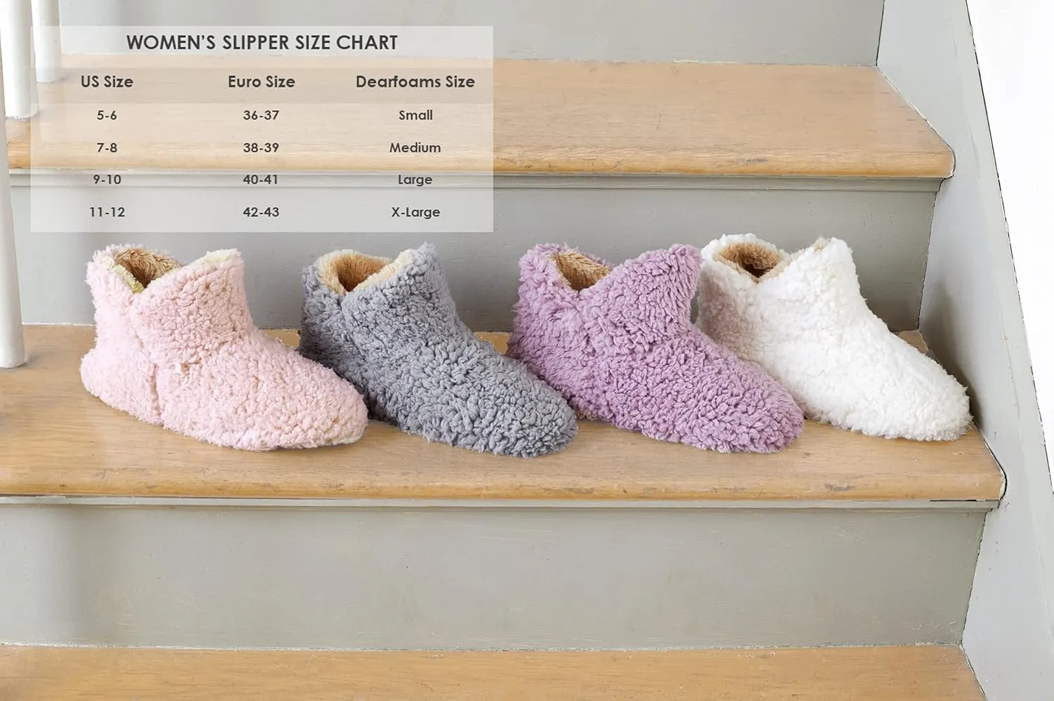 Dearfoams Women's Chelsea Faux Fuzzy Sherpa Indoor House Bootie Slipper