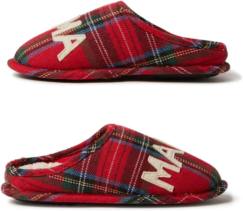 Dearfoams Women's Gifts for Mom Cute Cozy Mothers Day Mama Bear Slipper