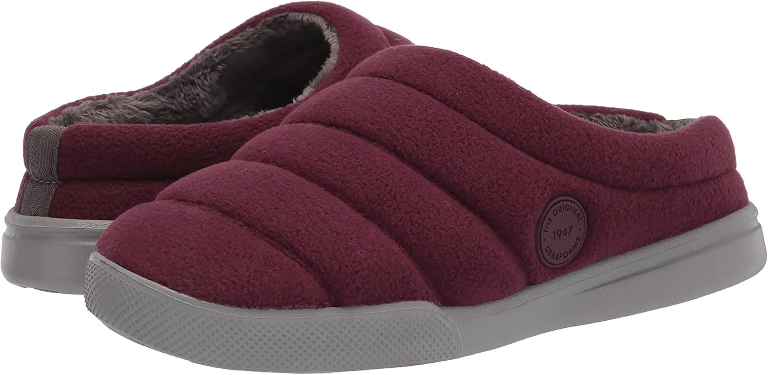 Dearfoams Women's Kendra Sport Lounge Memory Foam Clog Slipper