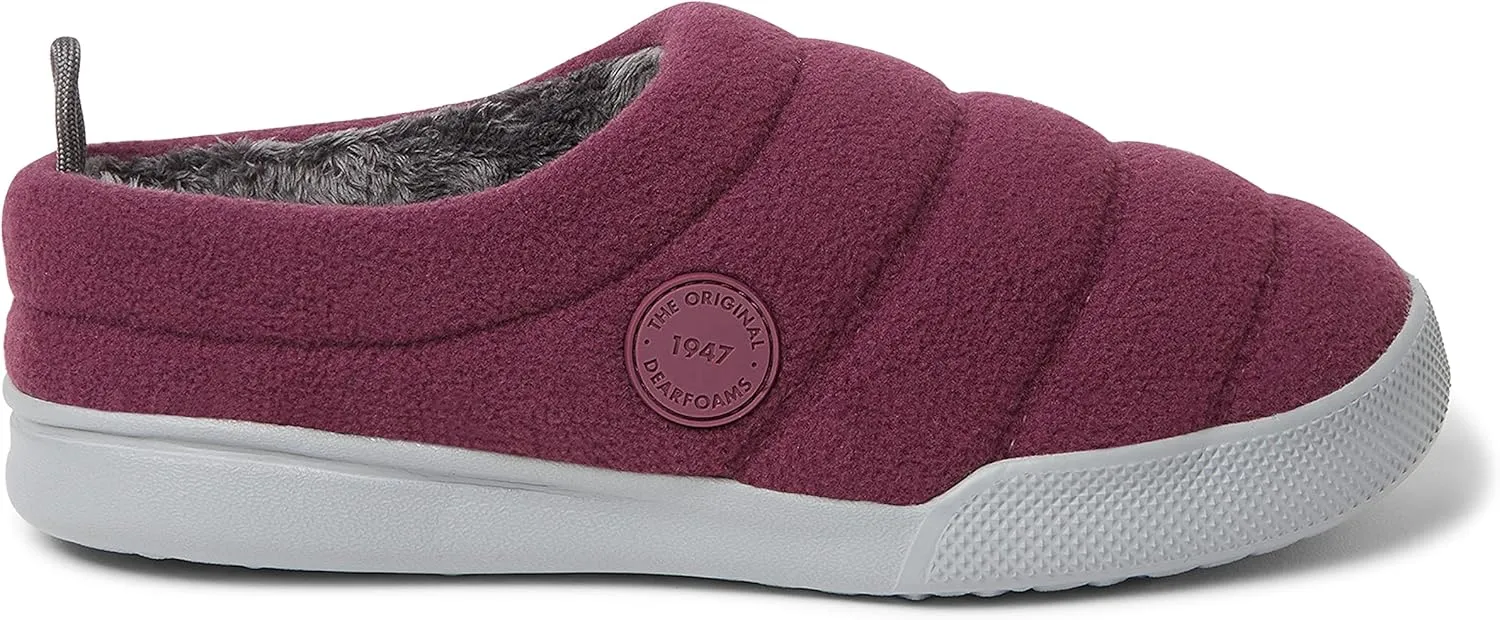 Dearfoams Women's Kendra Sport Lounge Memory Foam Clog Slipper