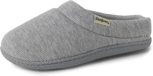 Dearfoams Women's Lacey Memory Foam Comfort Easy On/Off Clog Slipper