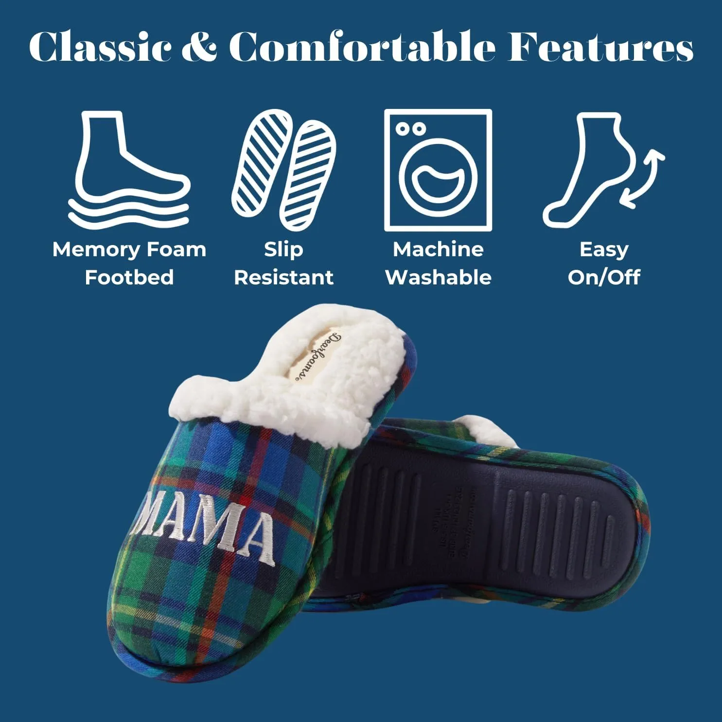 Dearfoams Women's Mama Bear Slipper