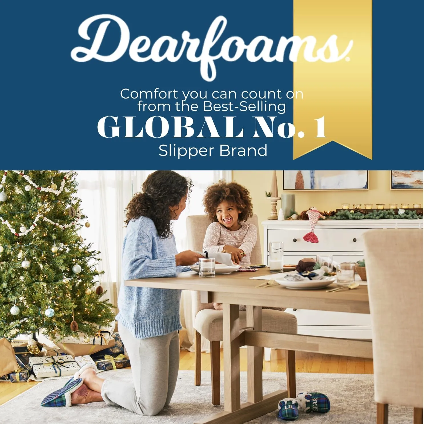 Dearfoams Women's Mama Bear Slipper