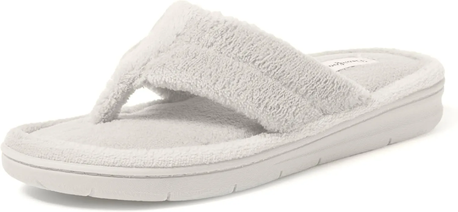 Dearfoams Women's Melanie Terry Thong Slipper