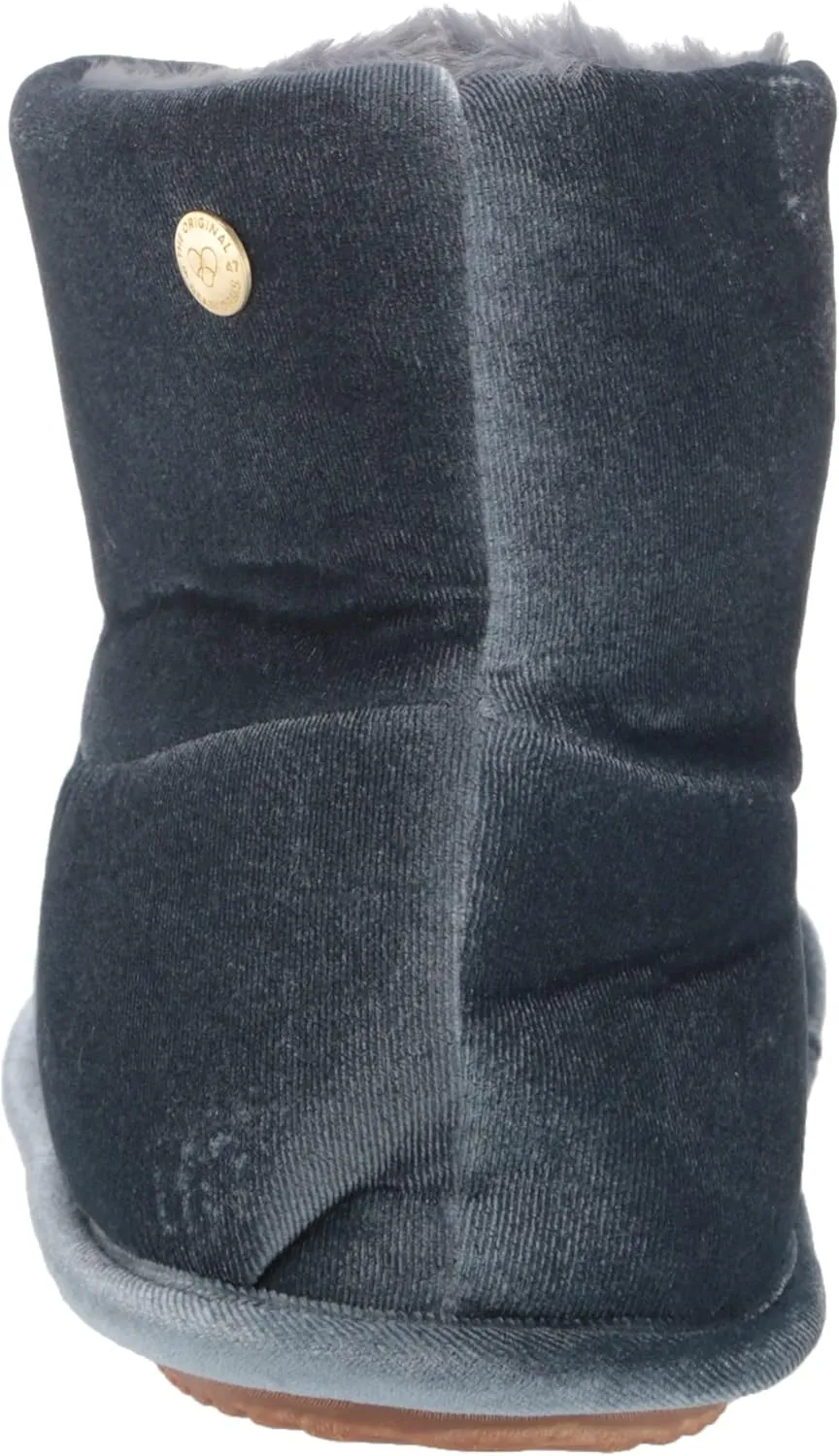 Dearfoams Women's Sara Velour Bootie